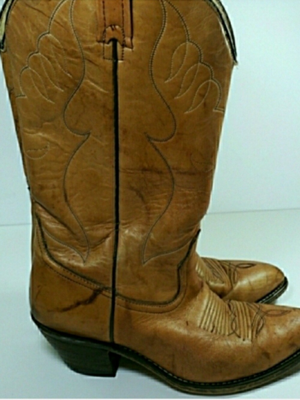 Vintage ACME Leather Cowboy Boots Western Boots 10W